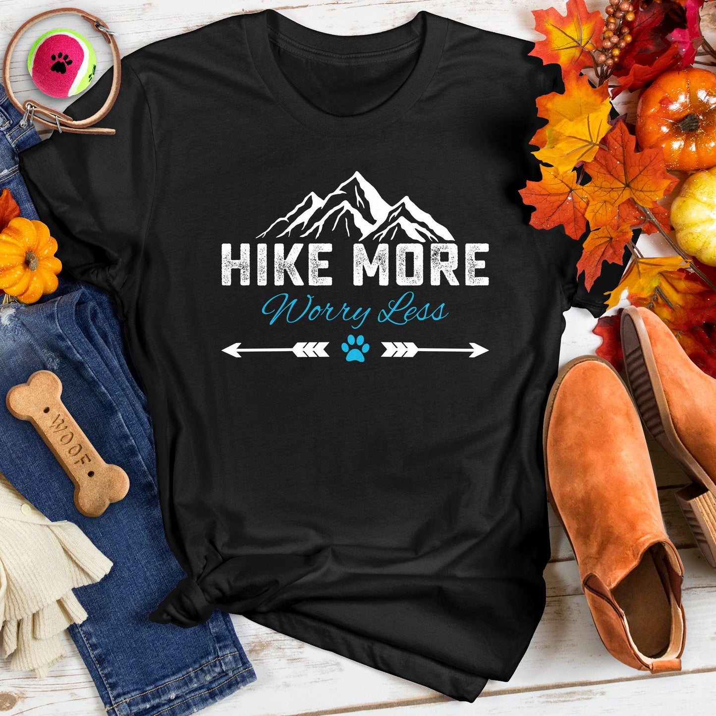 Hike More Worry Less Everest Tee