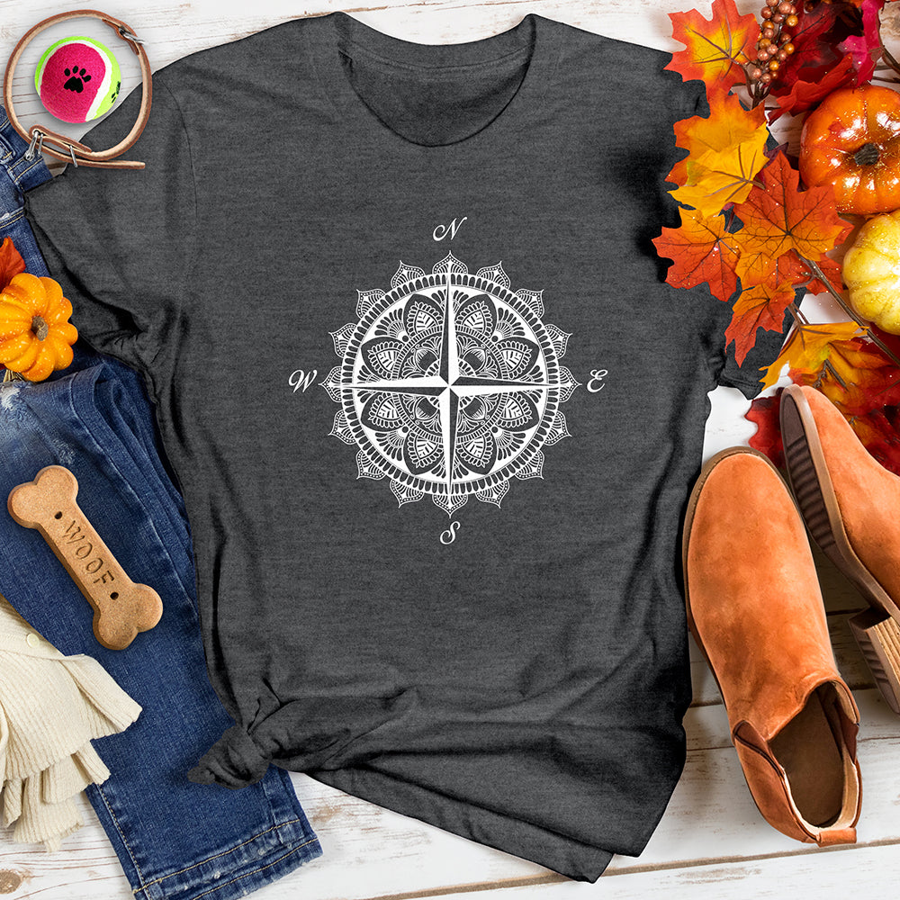 Compass Mandala Style Tee