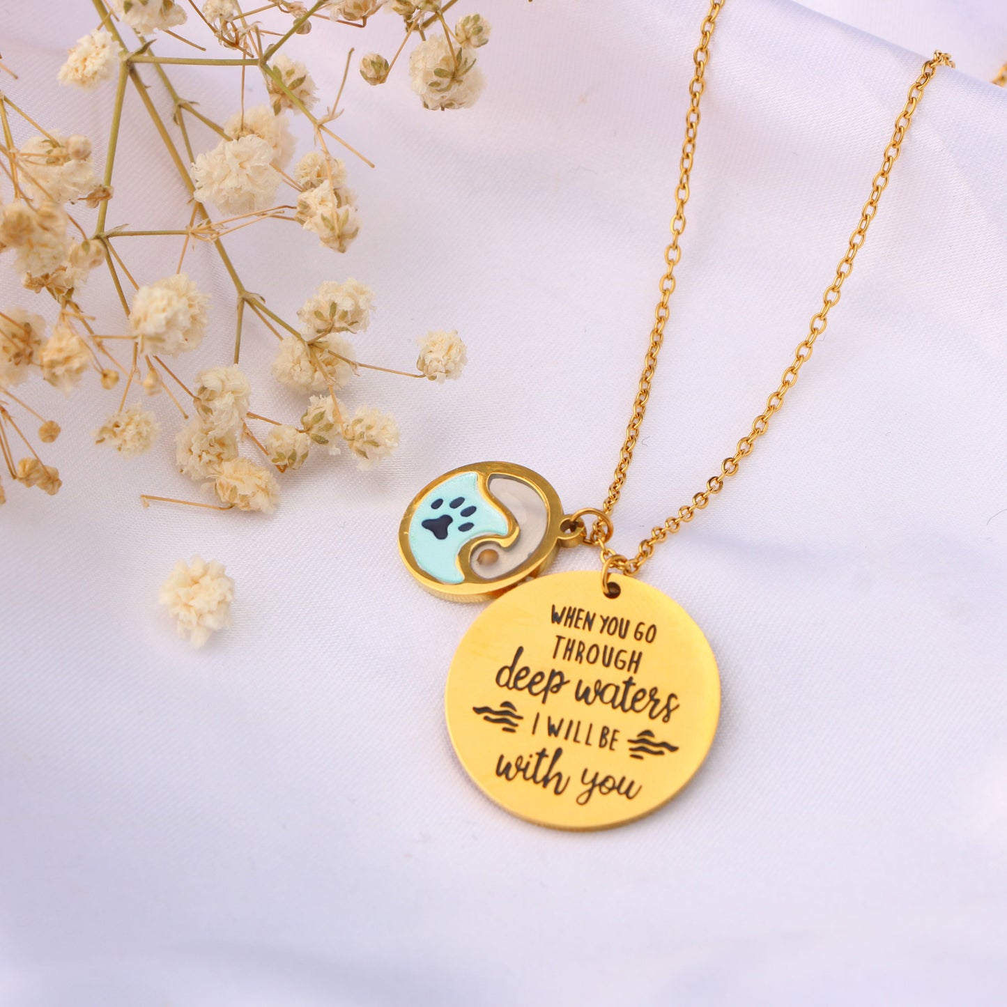 Deep Waters Paw Necklace