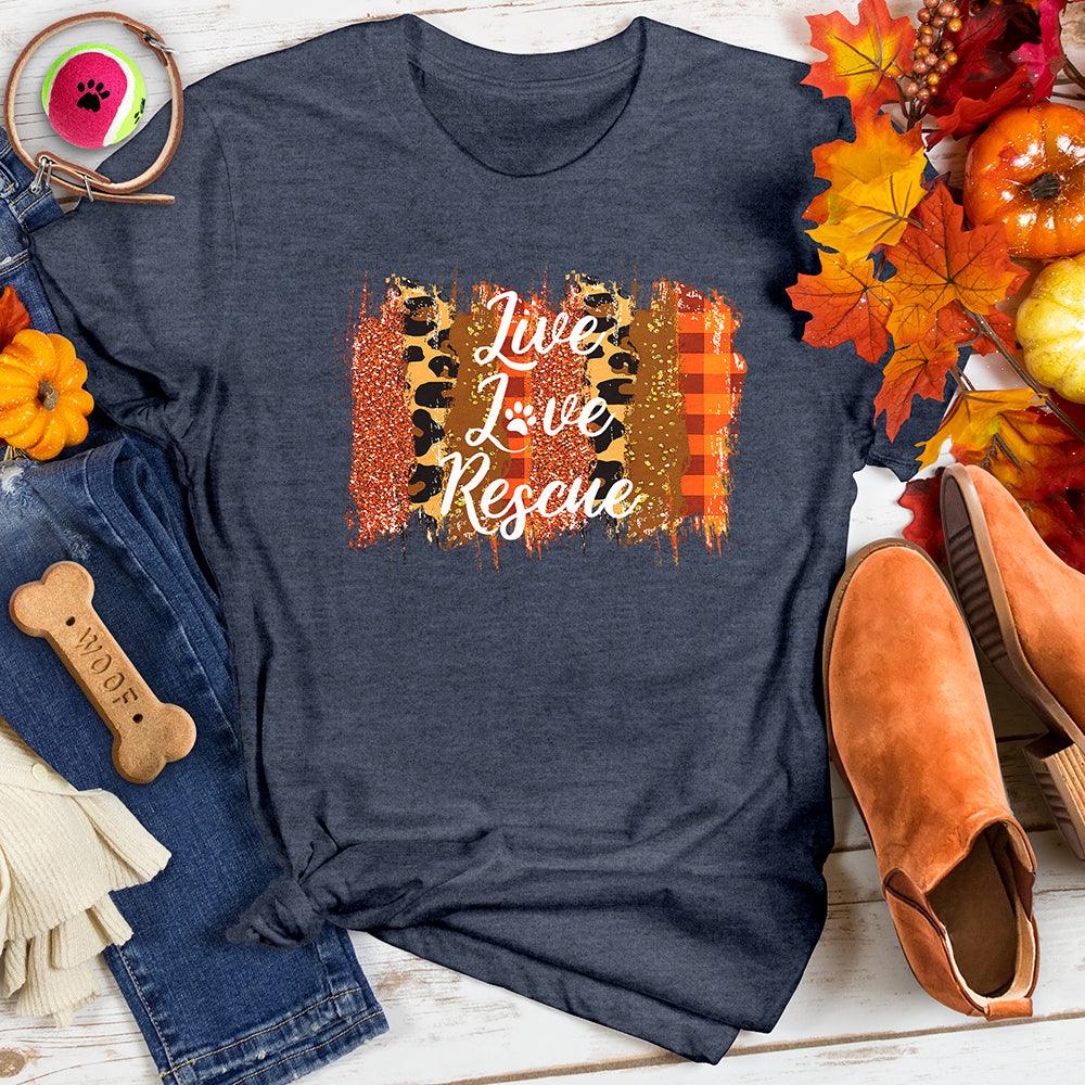 Live Love Rescue Leopard Tee