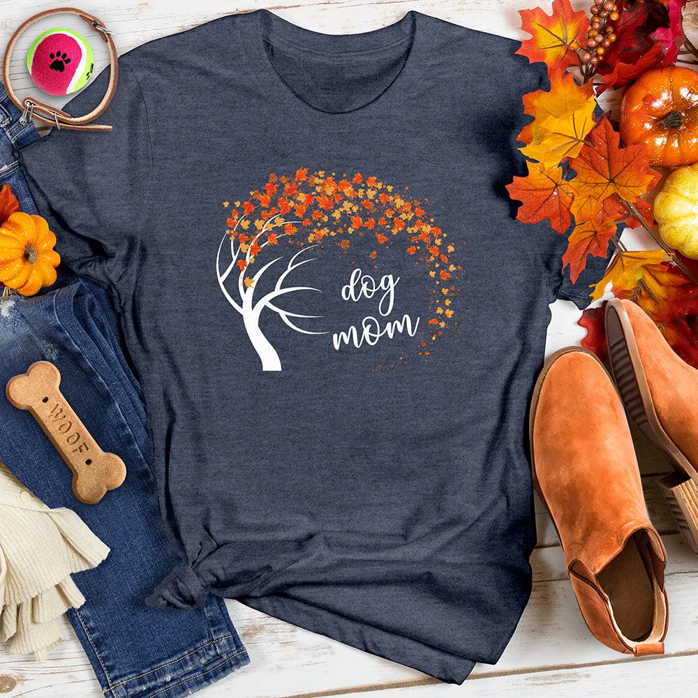 Dog Mom Autumn Fall Tee