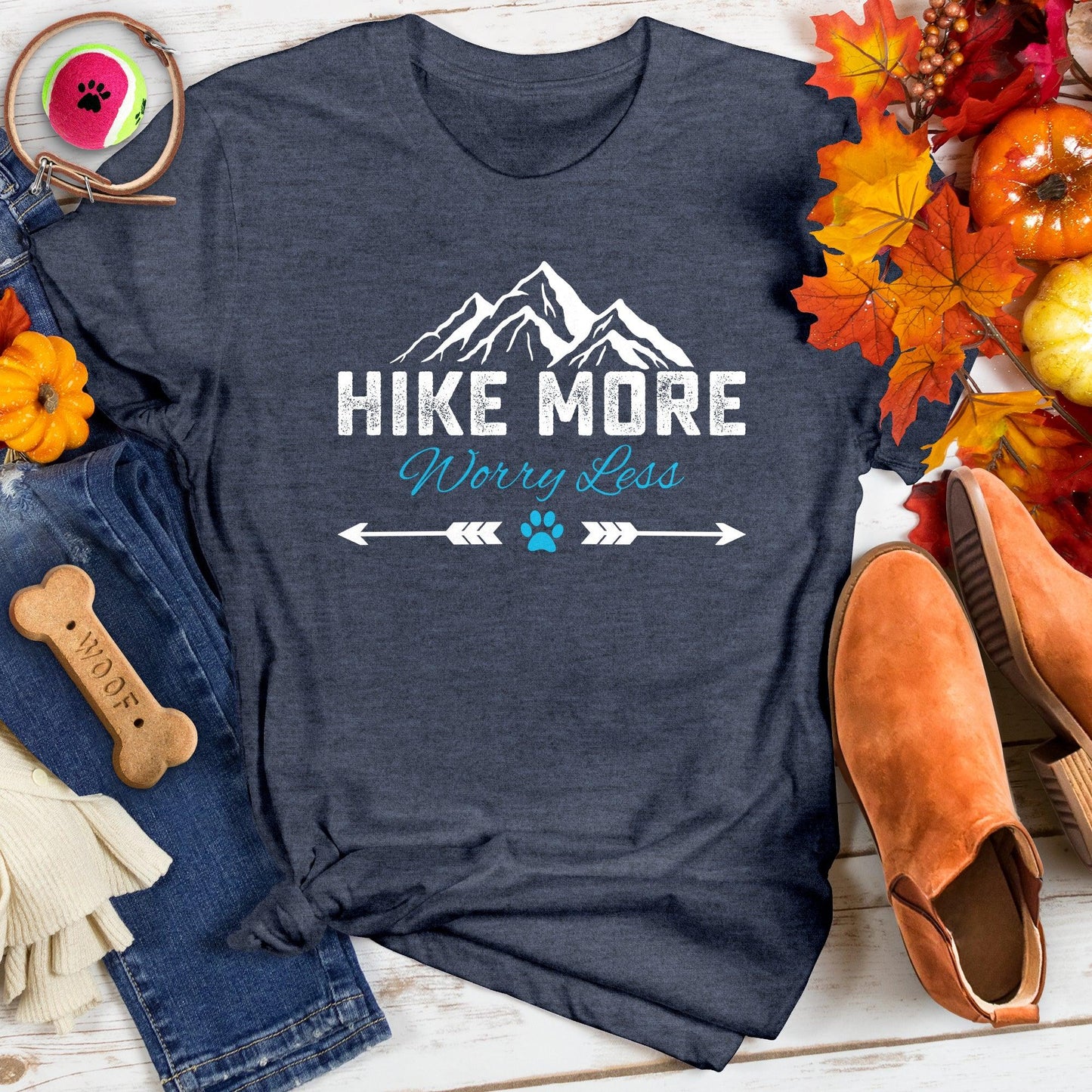 Hike More Worry Less Everest Tee