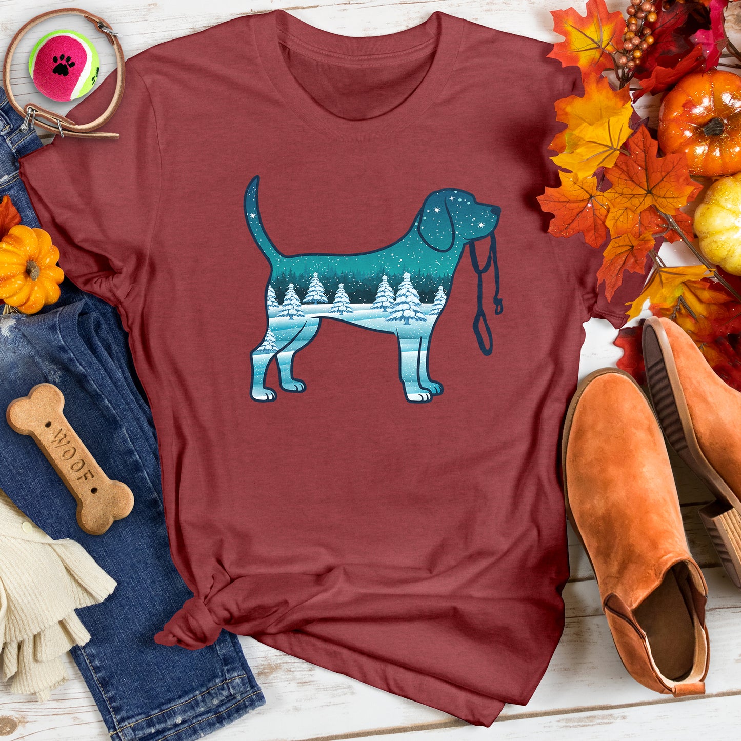 Winter Walk Pup Tee