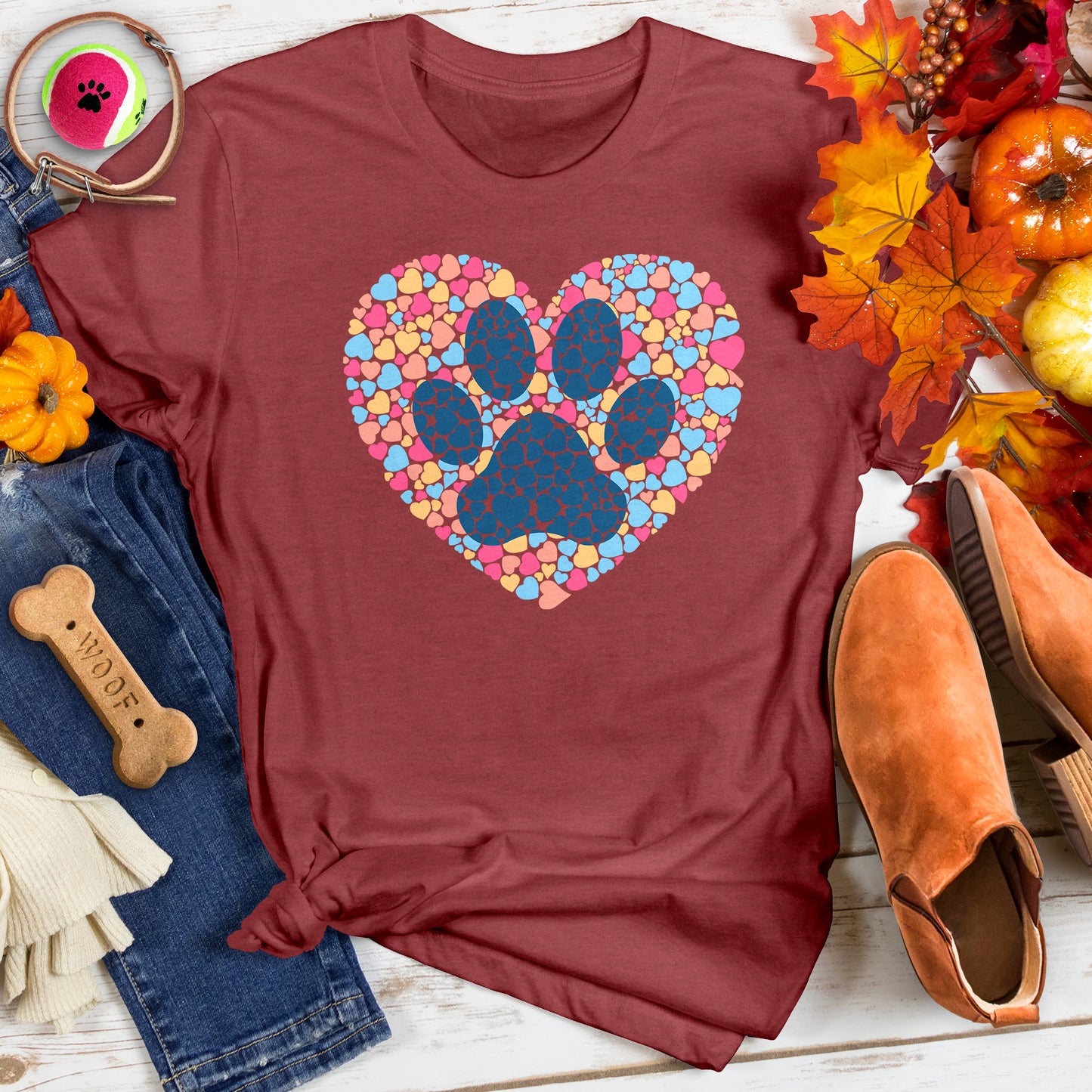 Paw of Love Abstract Tee