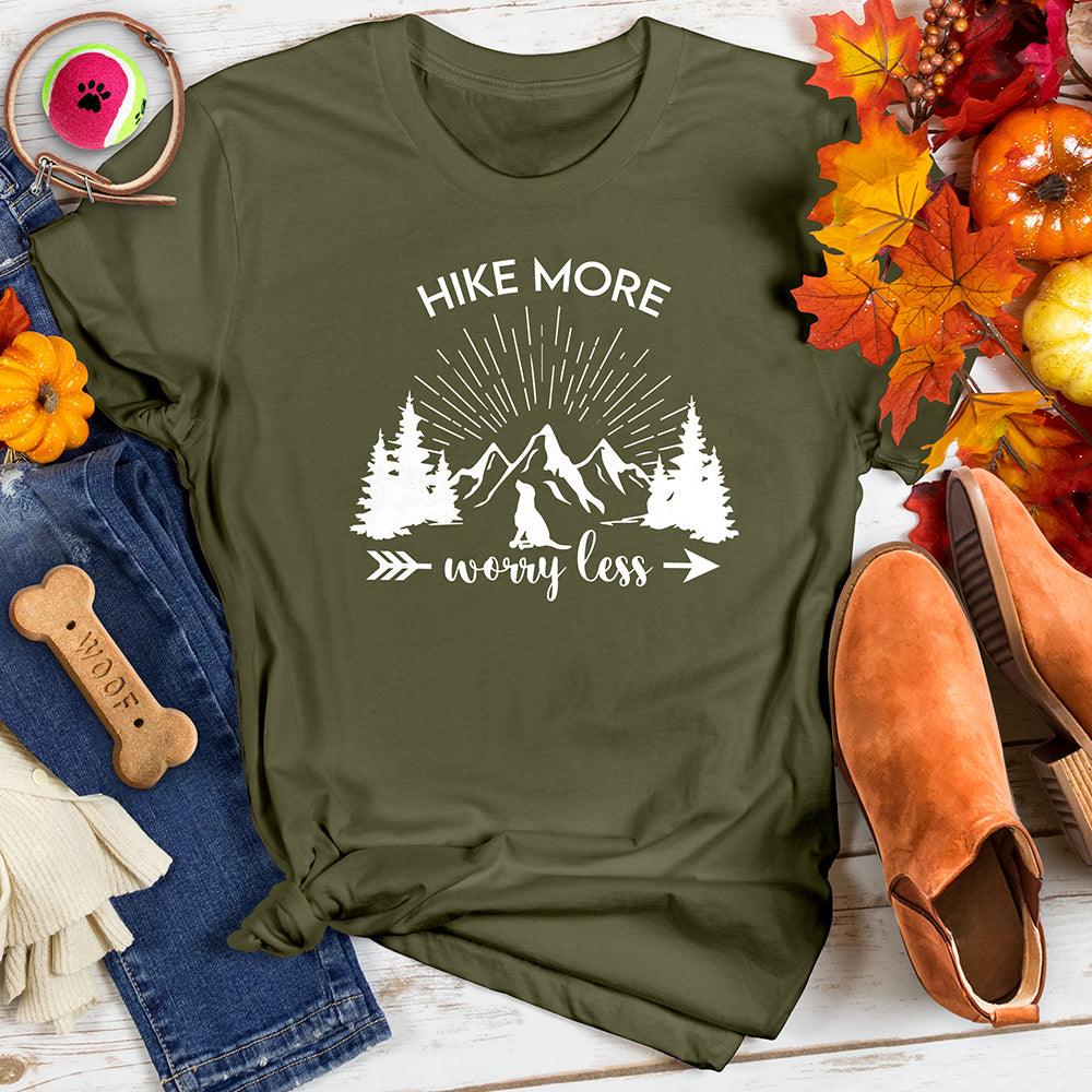 Hike More Worry Less Arrow Tee
