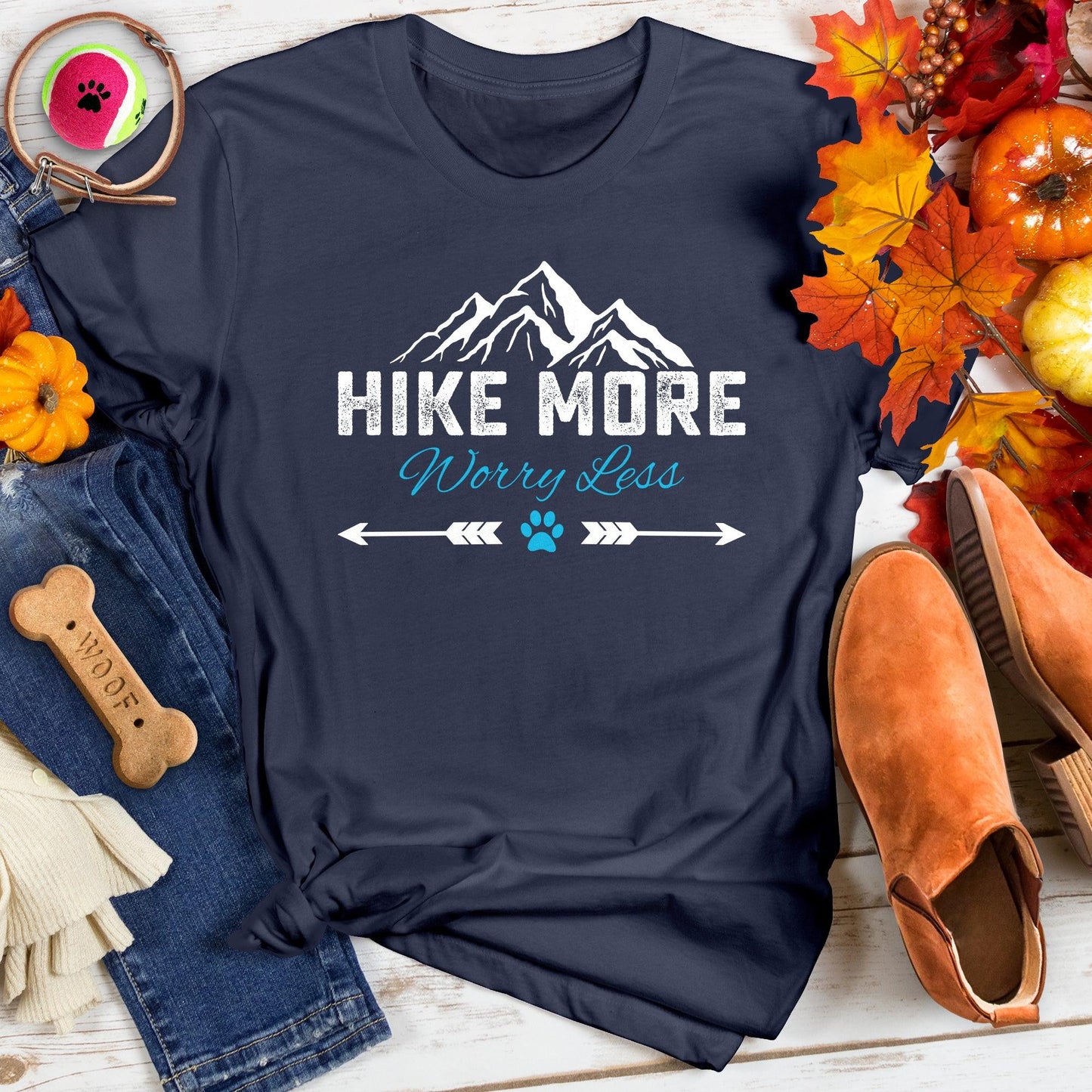 Hike More Worry Less Everest Tee