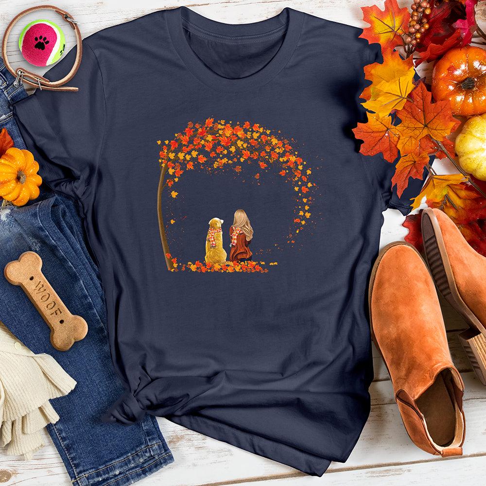 Pumpkin Latte Fall Dog Tee