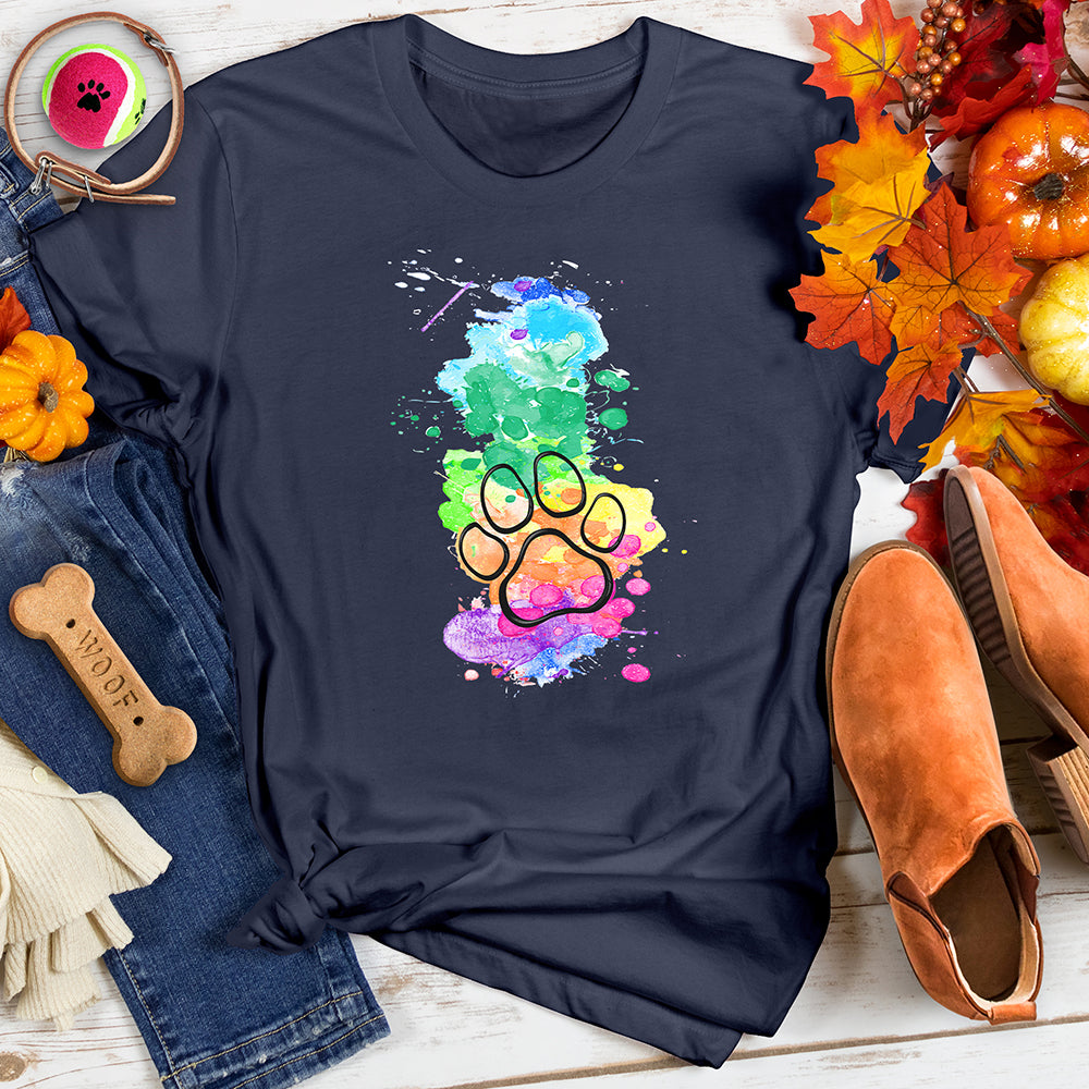 Rainbow Paw Tee