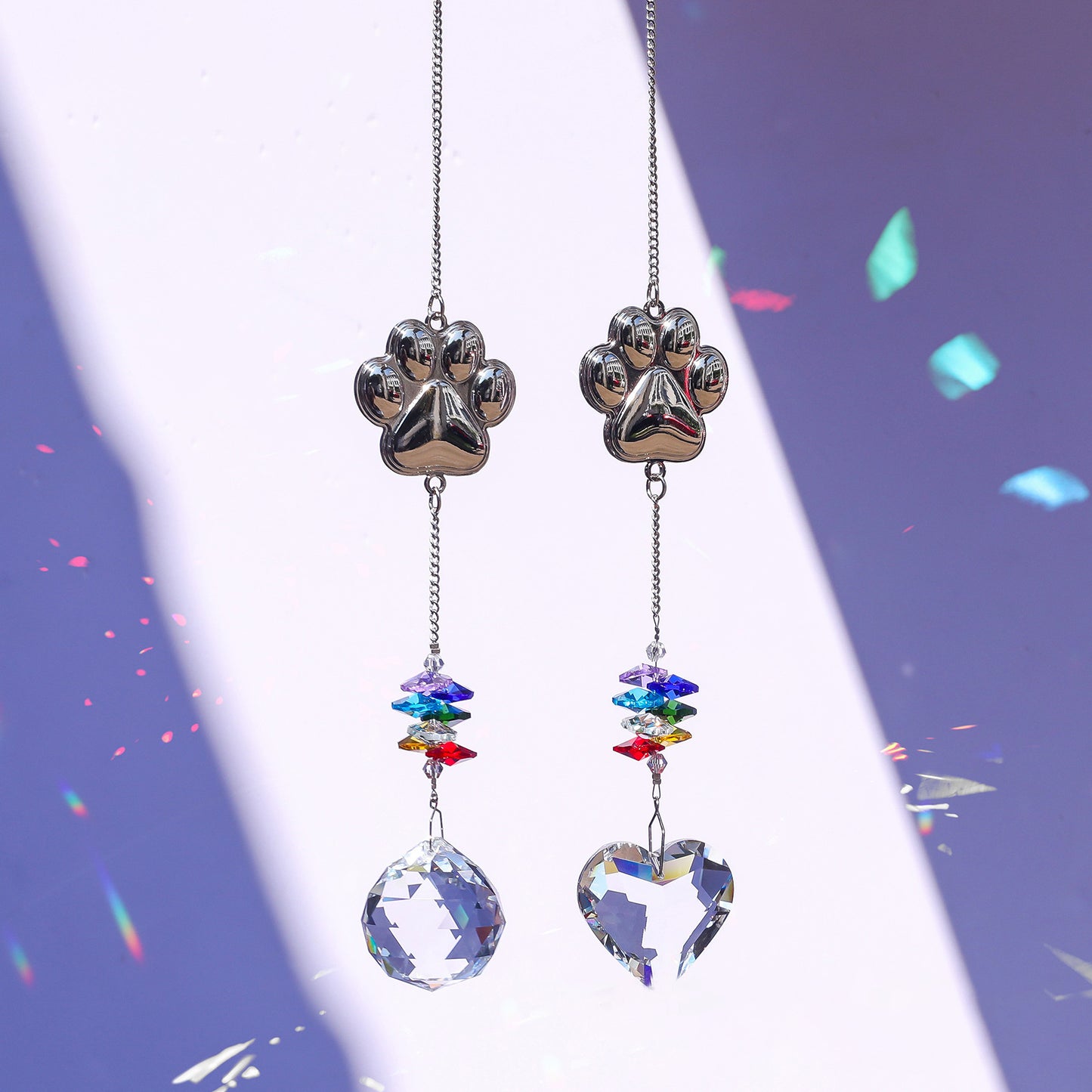 Paw Print Suncatchers