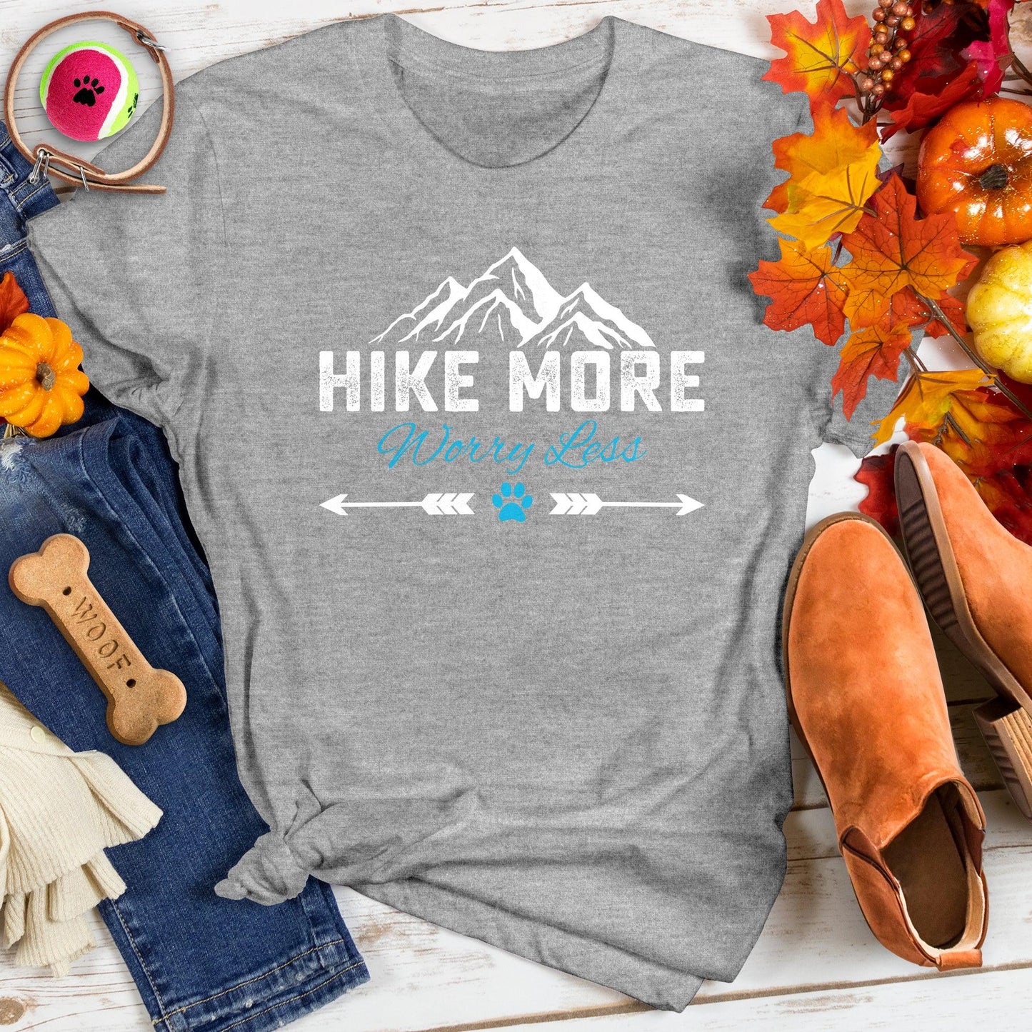 Hike More Worry Less Everest Tee