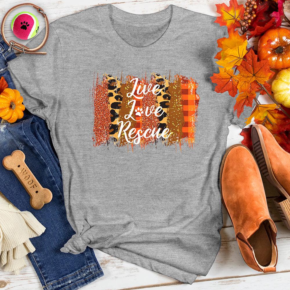 Live Love Rescue Leopard Tee