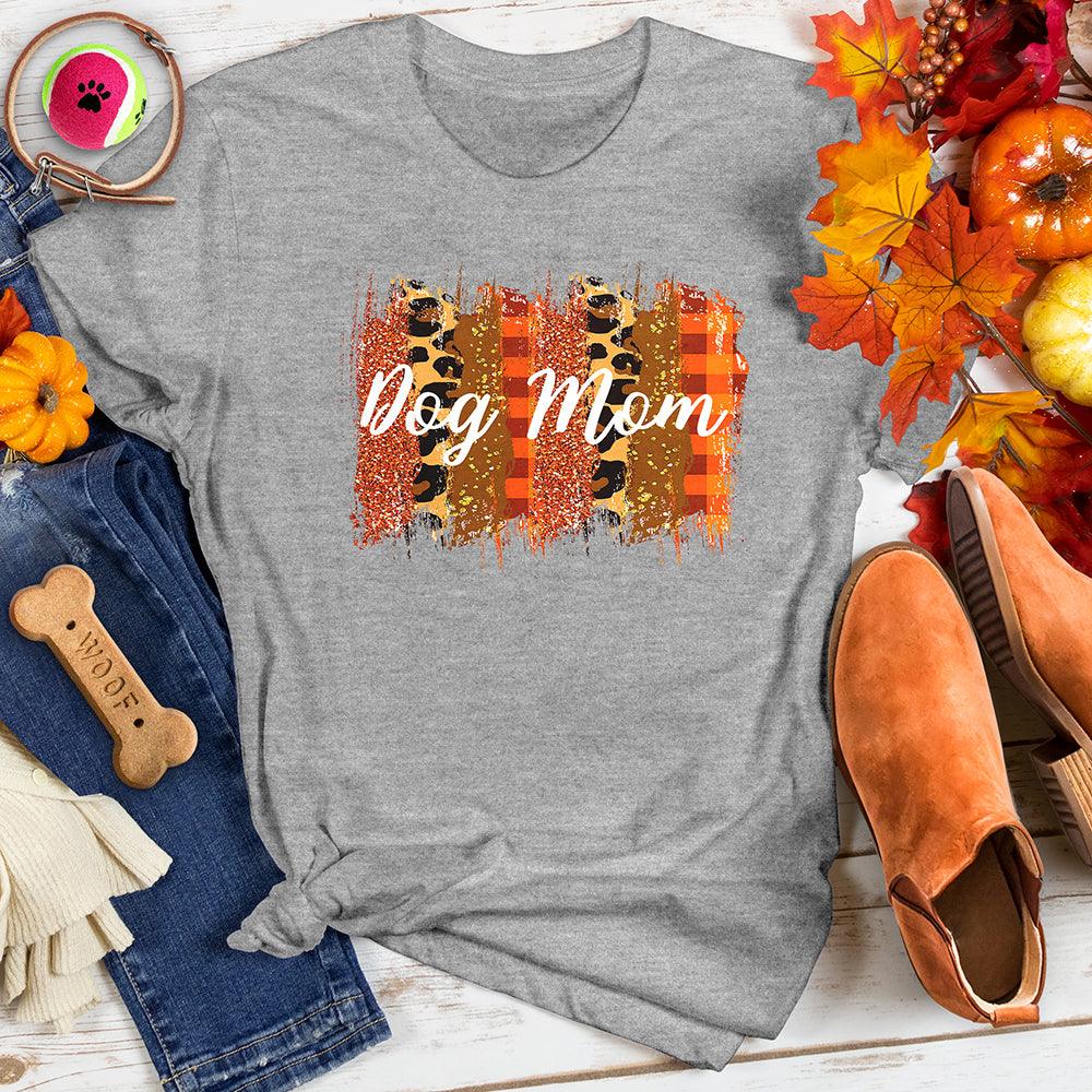 Dog Mom Fall Leopard Tee