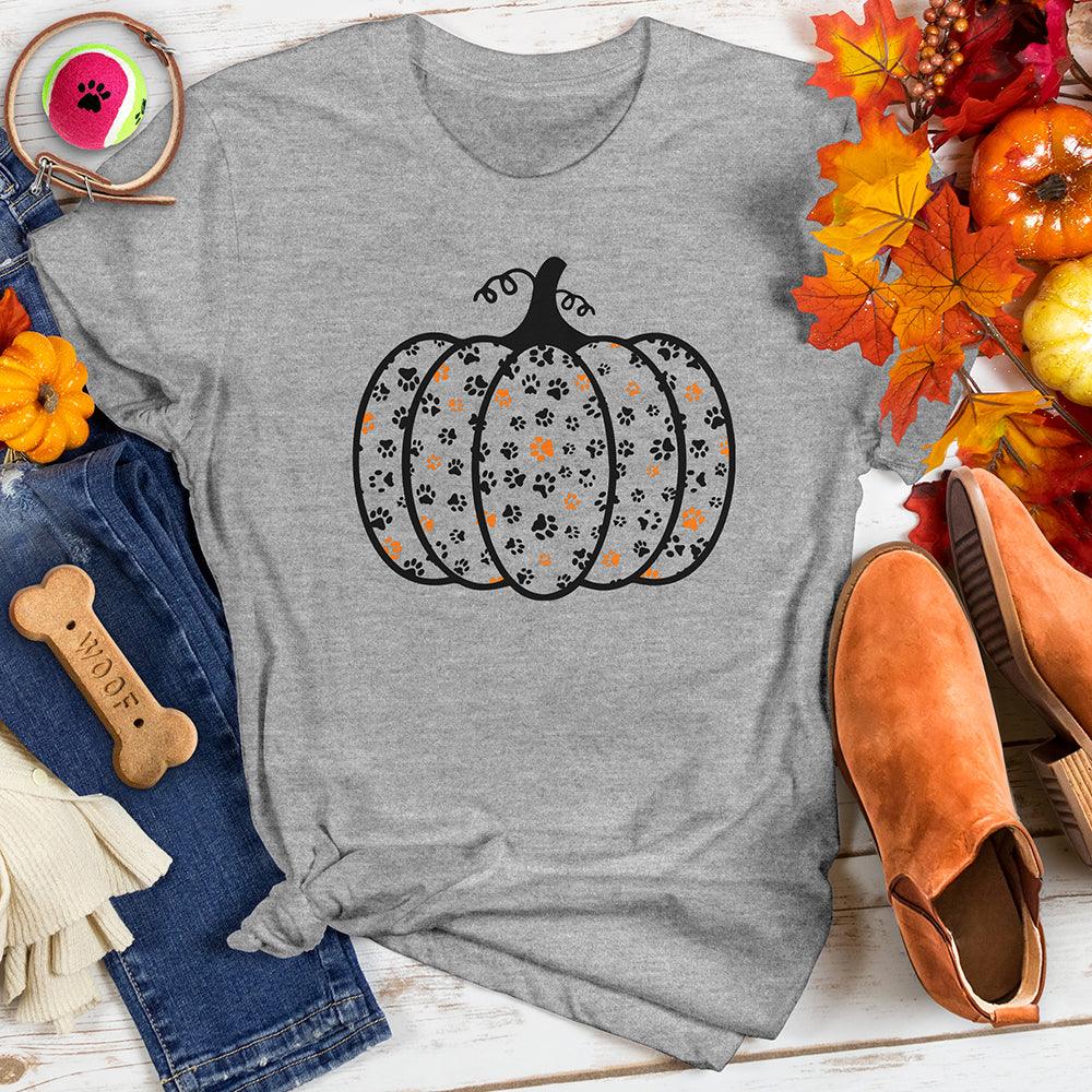 Pumpkin Paw Print Tee