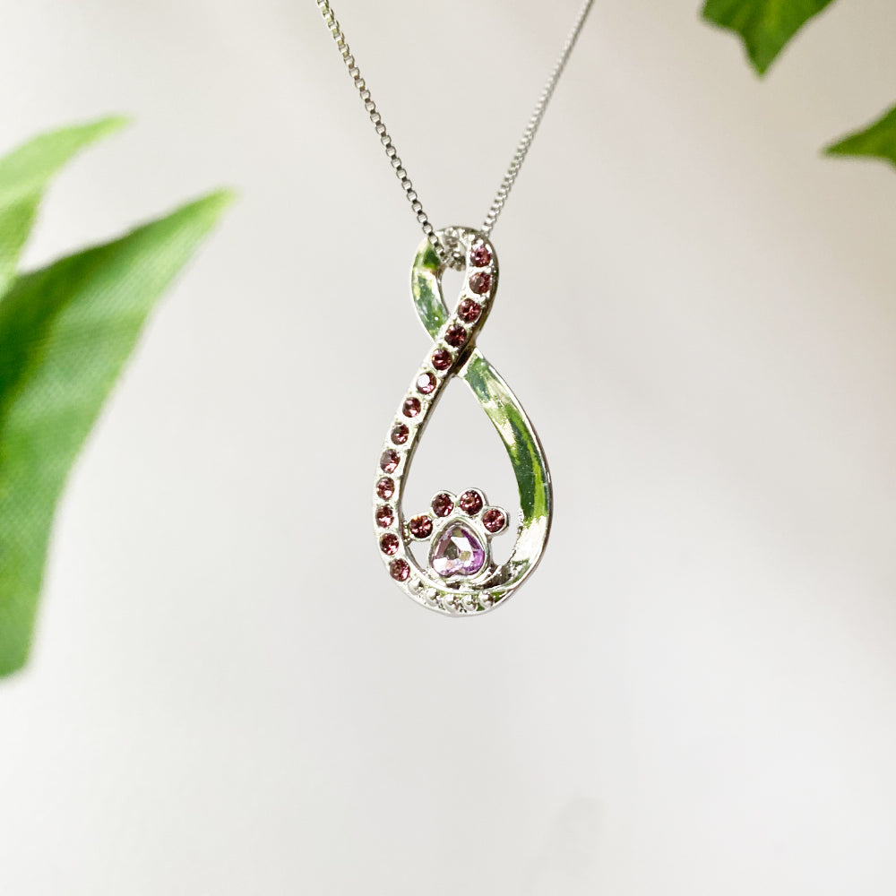 Infinite Love Amethyst Necklace