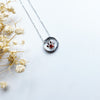 Paw Halo Birthstone Necklaces