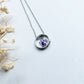 Paw Halo Birthstone Necklaces