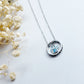 Paw Halo Birthstone Necklaces