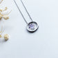 Paw Halo Birthstone Necklaces