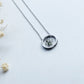 Paw Halo Birthstone Necklaces