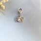 Paw Print Birthstone Keychains