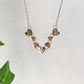 Golden Paws Heart Cascade Necklace