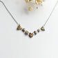 Golden Paws Heart Cascade Necklace