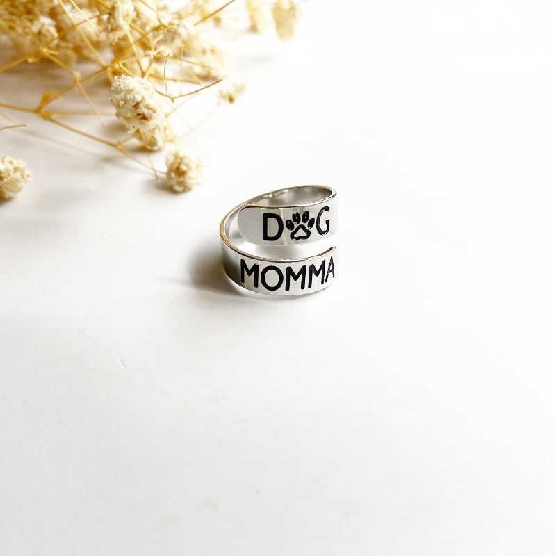 Dog Momma Twist Ring