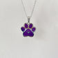 Violet Paw Love Necklace