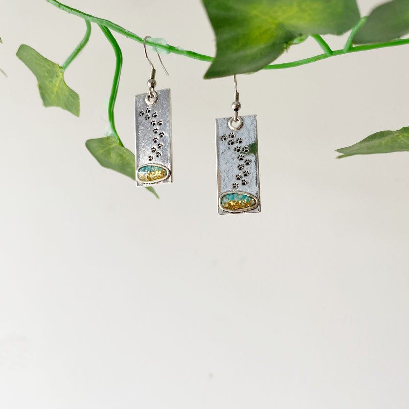 Pawprints on the Breeze Earrings