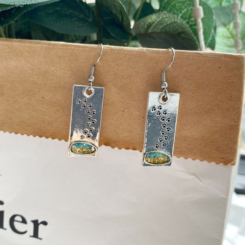 Pawprints on the Breeze Earrings