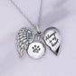 Angel Paw Memorial Necklace