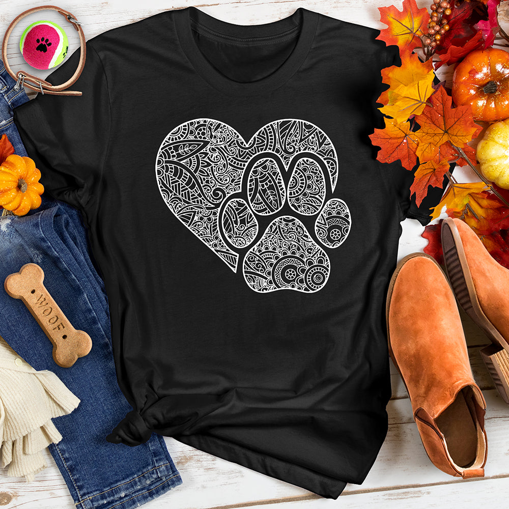 Heart Dog Mandala Tee