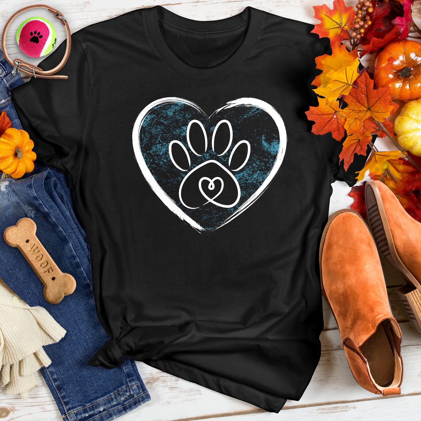Heart & Paw Connection Tee