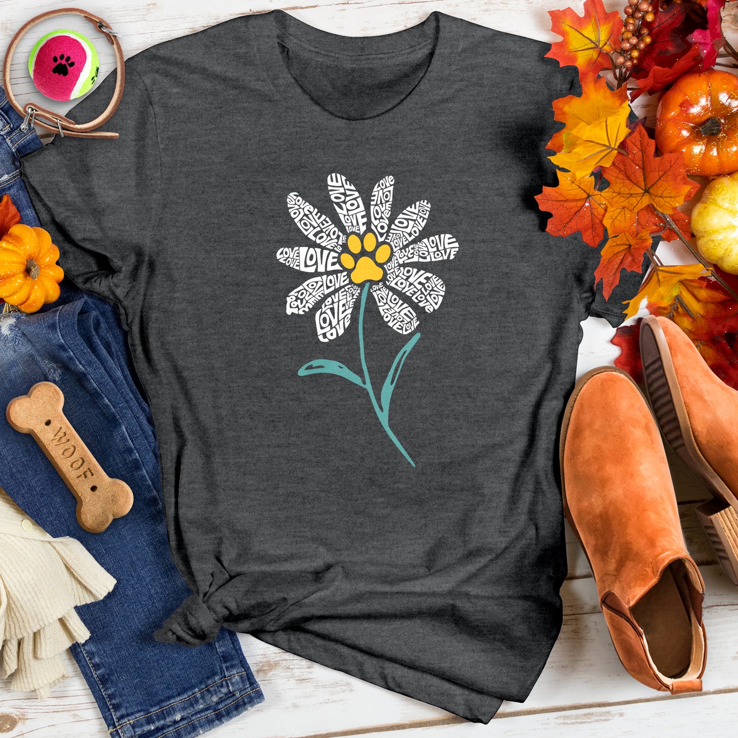 Paw Petals Love in Bloom Tee