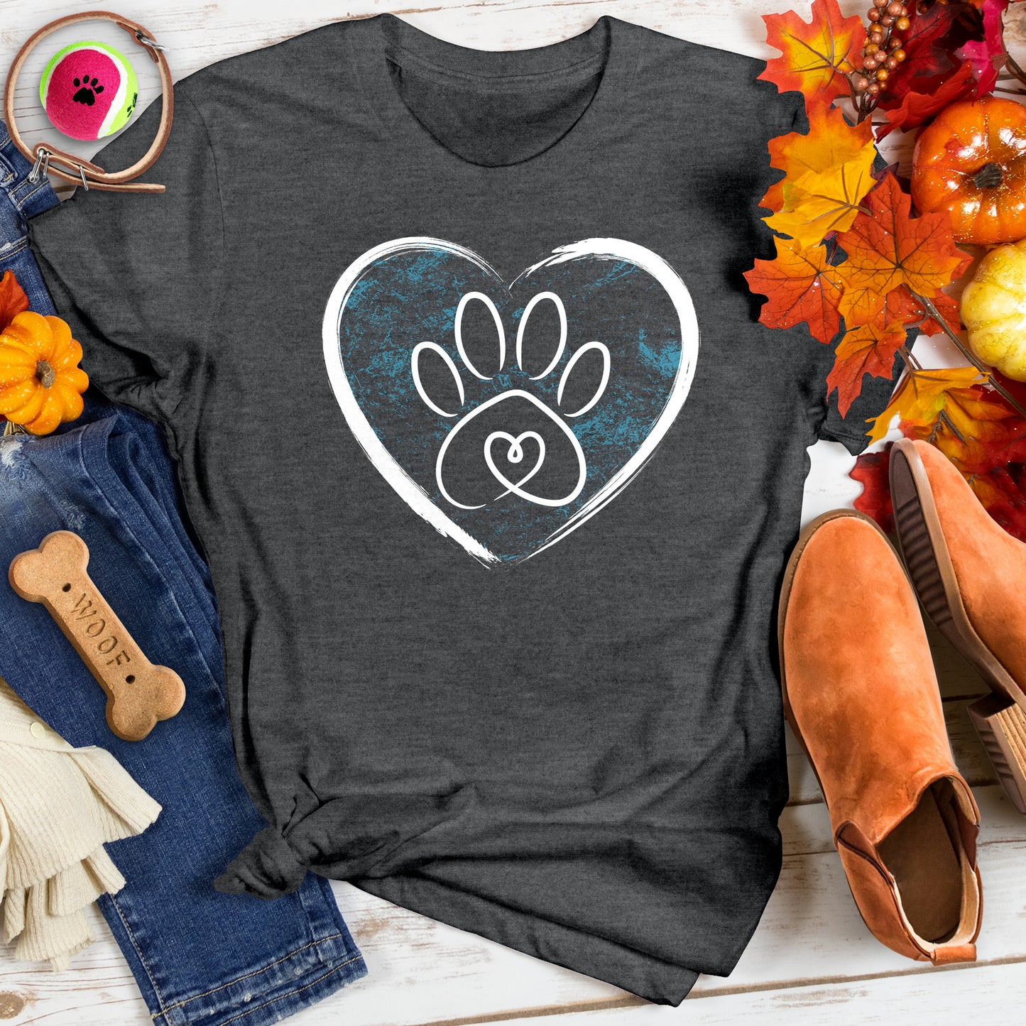 Heart & Paw Connection Tee