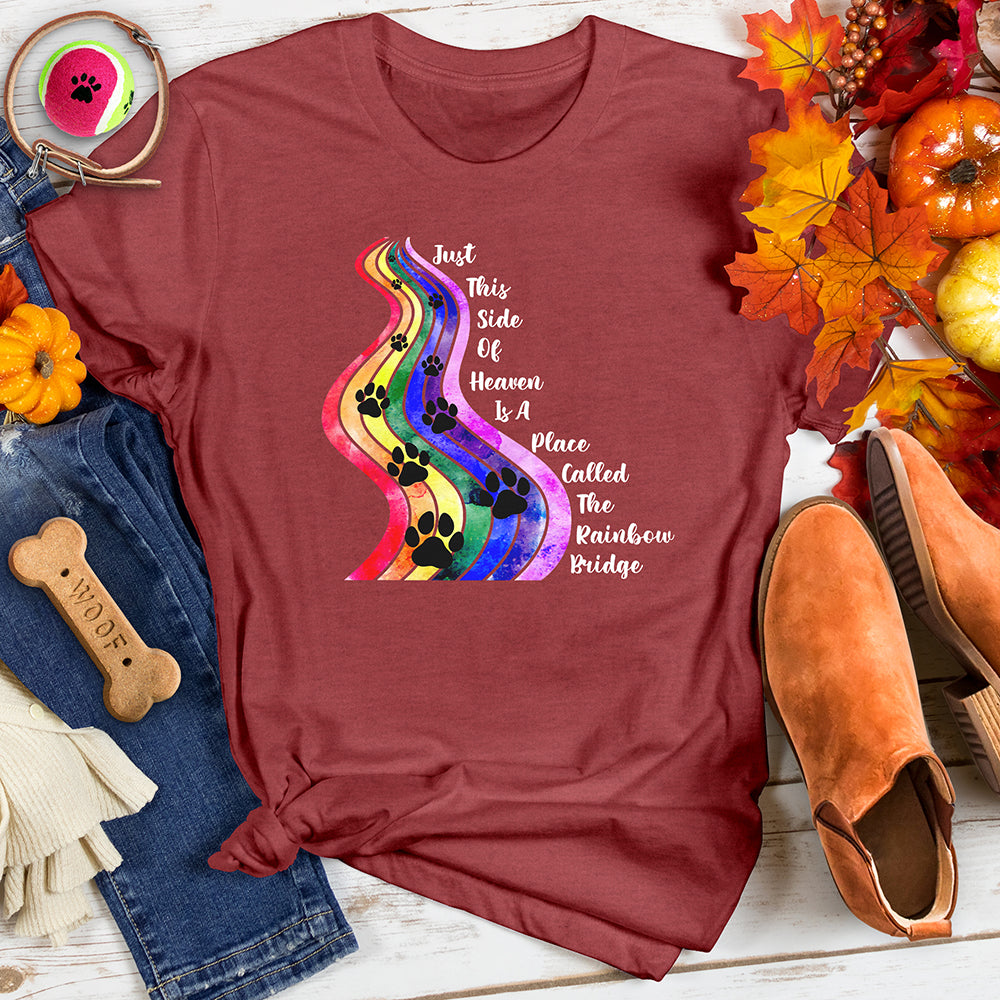 Paw Trail Rainbow Road Tee