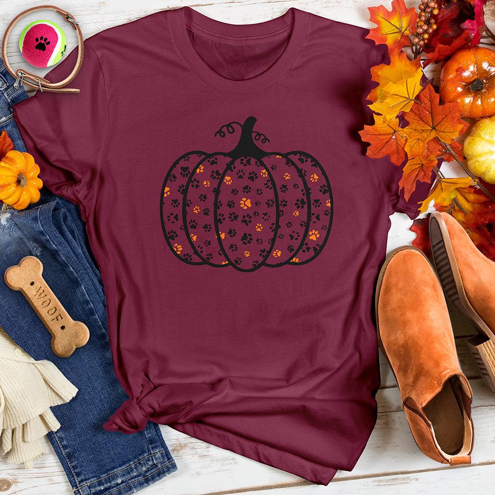 Pumpkin Paw Print Tee