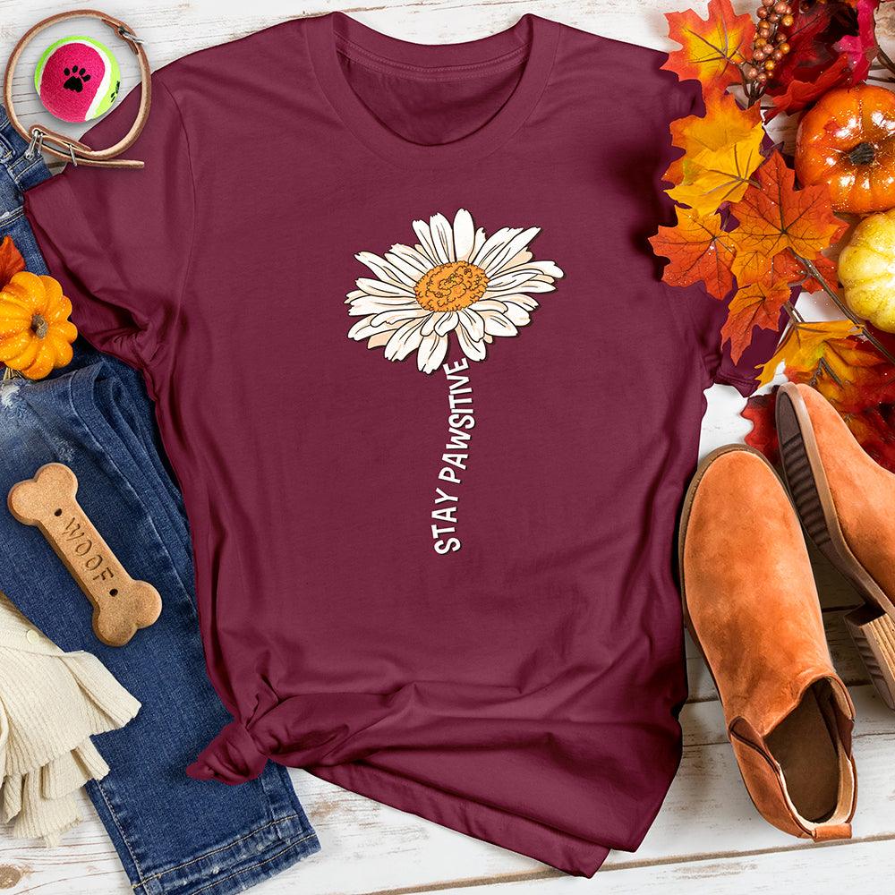 Stay Pawsitive Blooming Daisy Tee