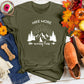 Hike More Worry Less Arrow Tee