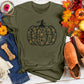 Pumpkin Paw Print Tee