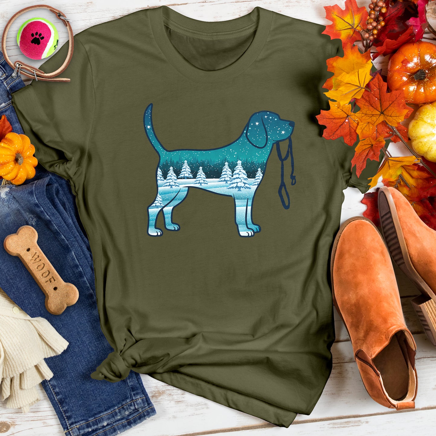 Winter Walk Pup Tee