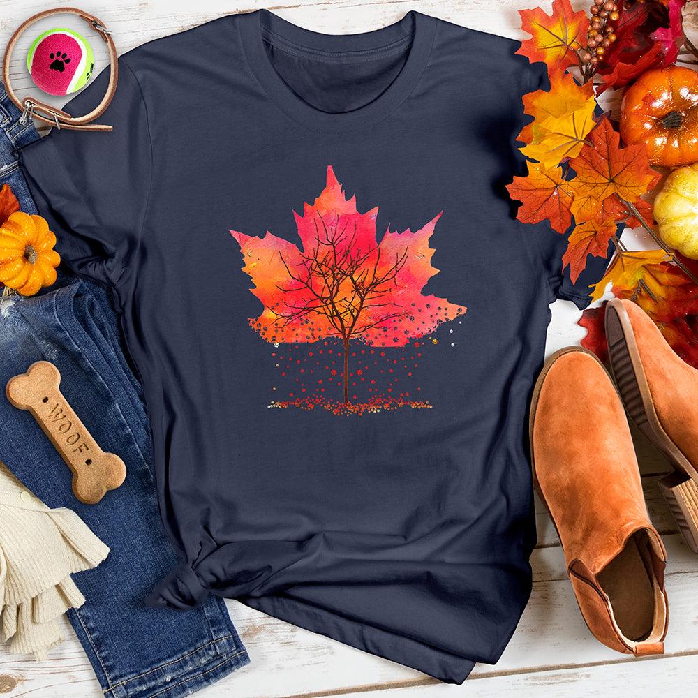 Falling Leaves Paw Tee