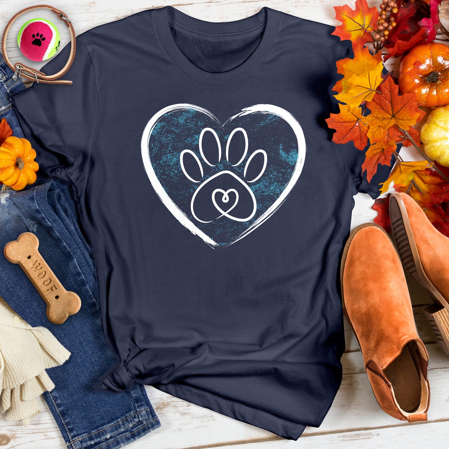 Heart & Paw Connection Tee