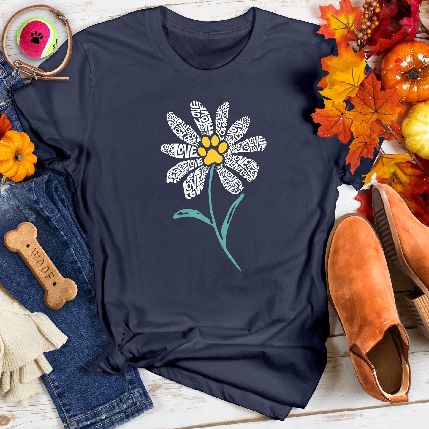Paw Petals Love in Bloom Tee