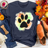 Pastel Paw Splash tee