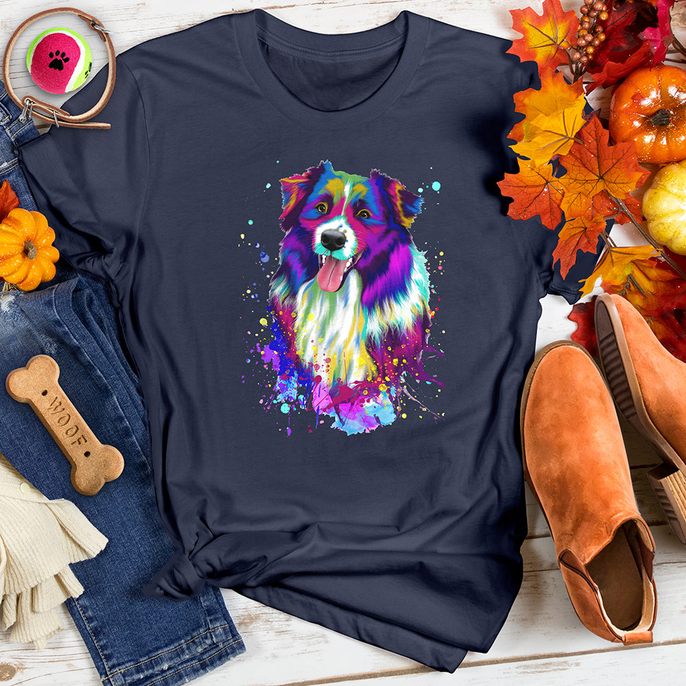 Artistic Puppy Print Tee