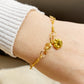 Gold Paw Birthstone Bracelets