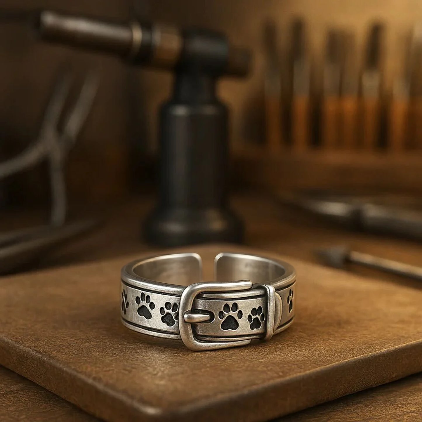 Forever Paw Belt Ring
