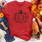 Pumpkin Paw Print Tee