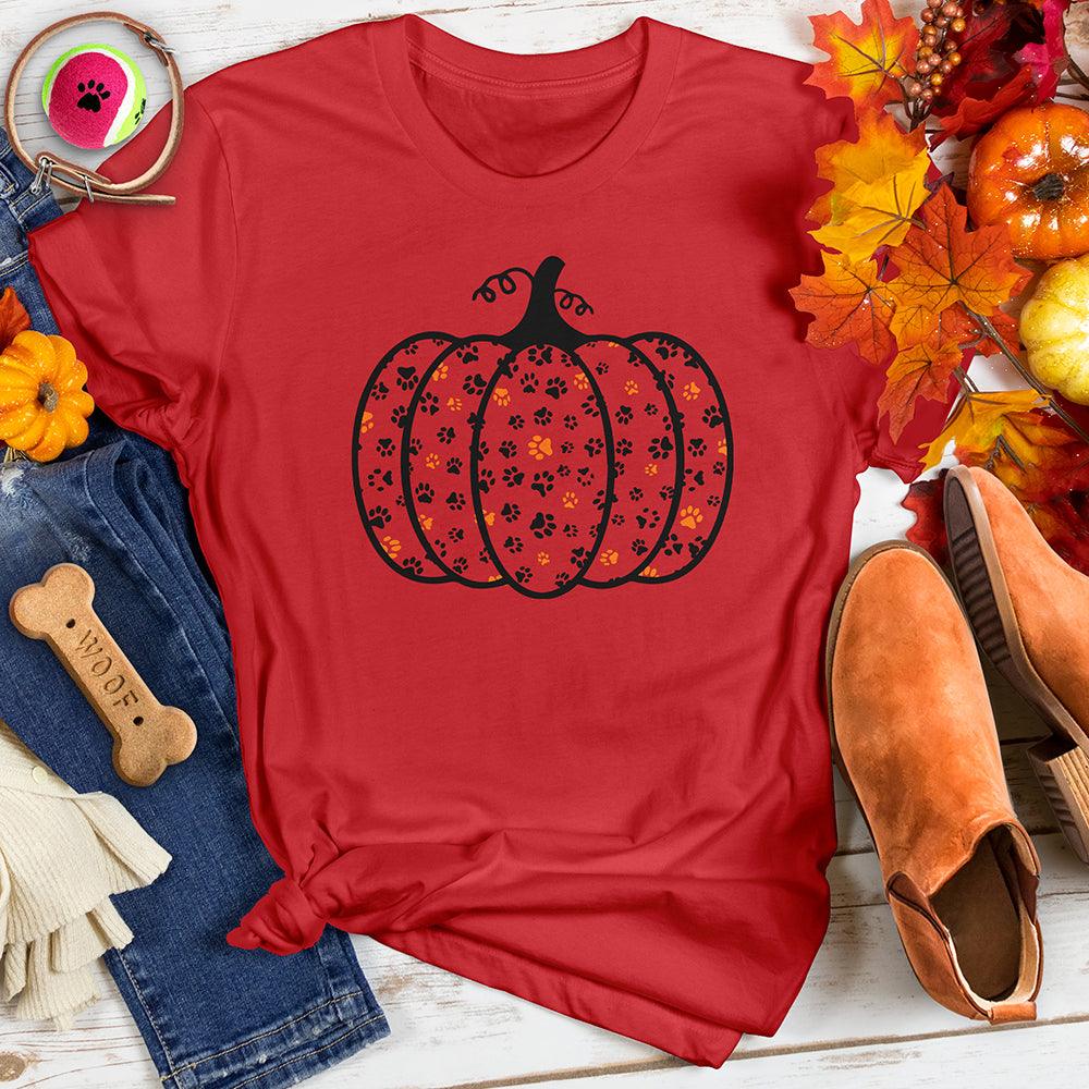 Pumpkin Paw Print Tee